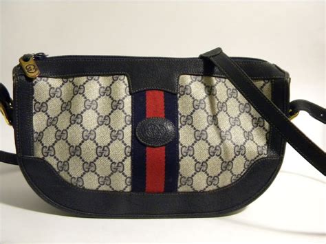 vintage gucci crossbody bag blue|Gucci crossbody outlet.